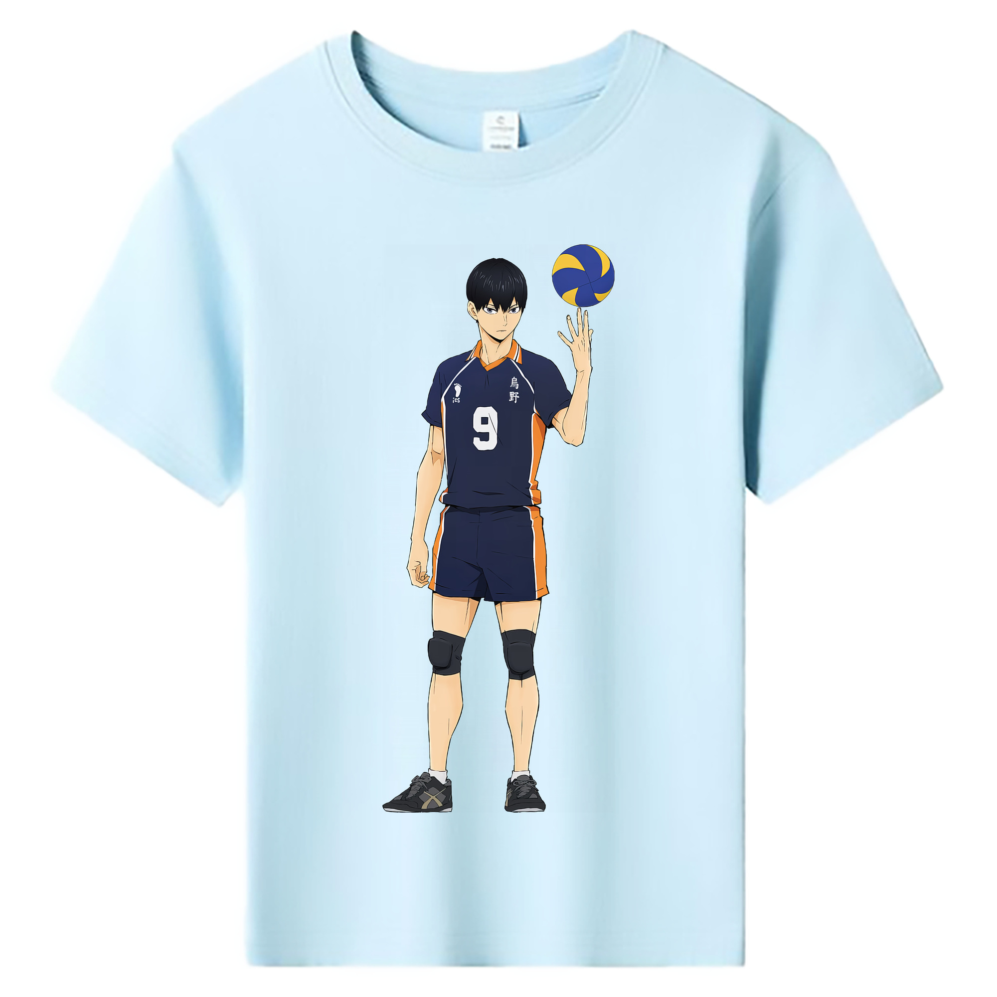 （画像用） ハイキュー!! Haikyu!! 綿100％キッズTシャツ（フロントプリント）